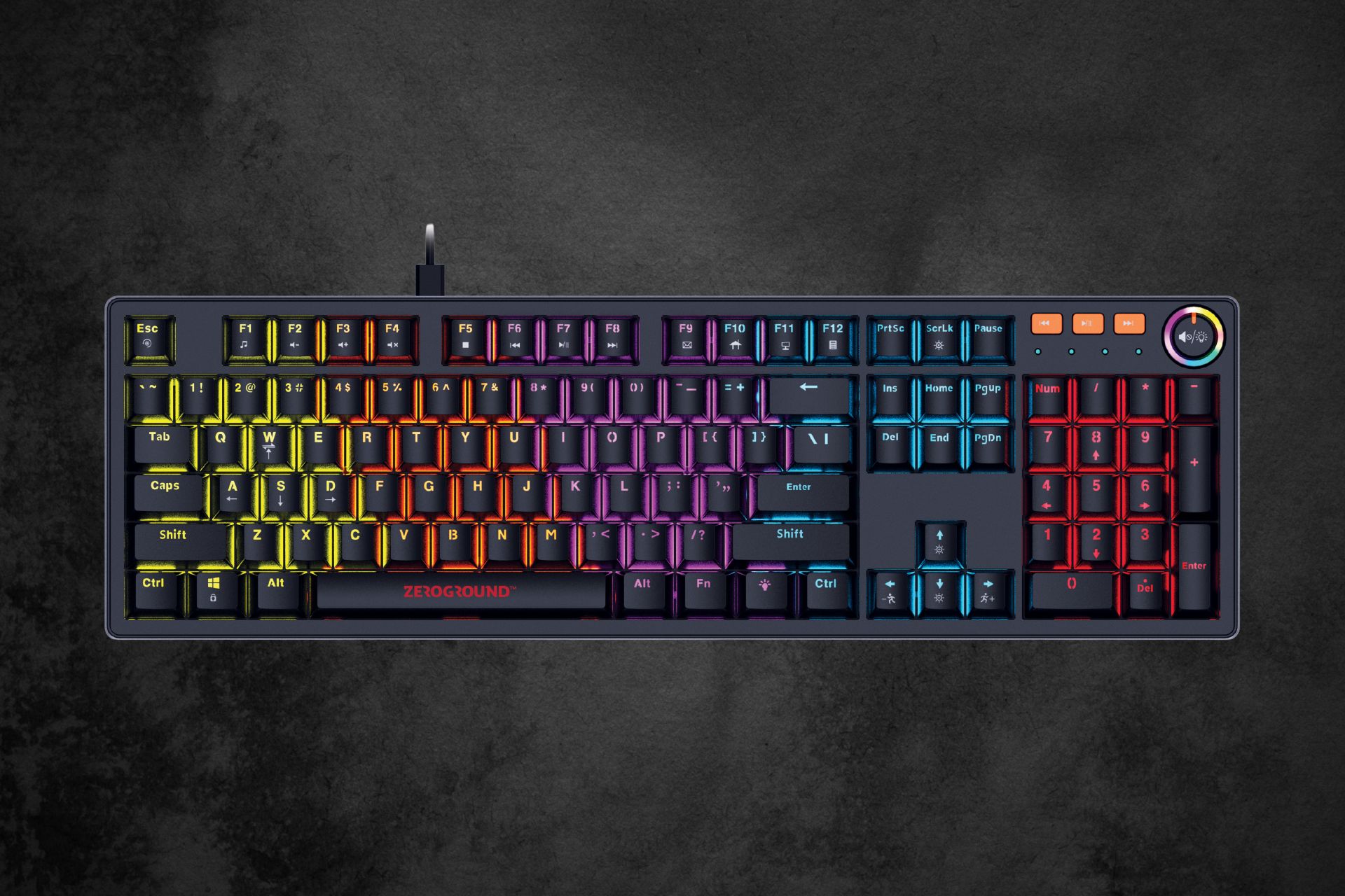 ZeroGround Sakimo 2.0 Gaming keyboard